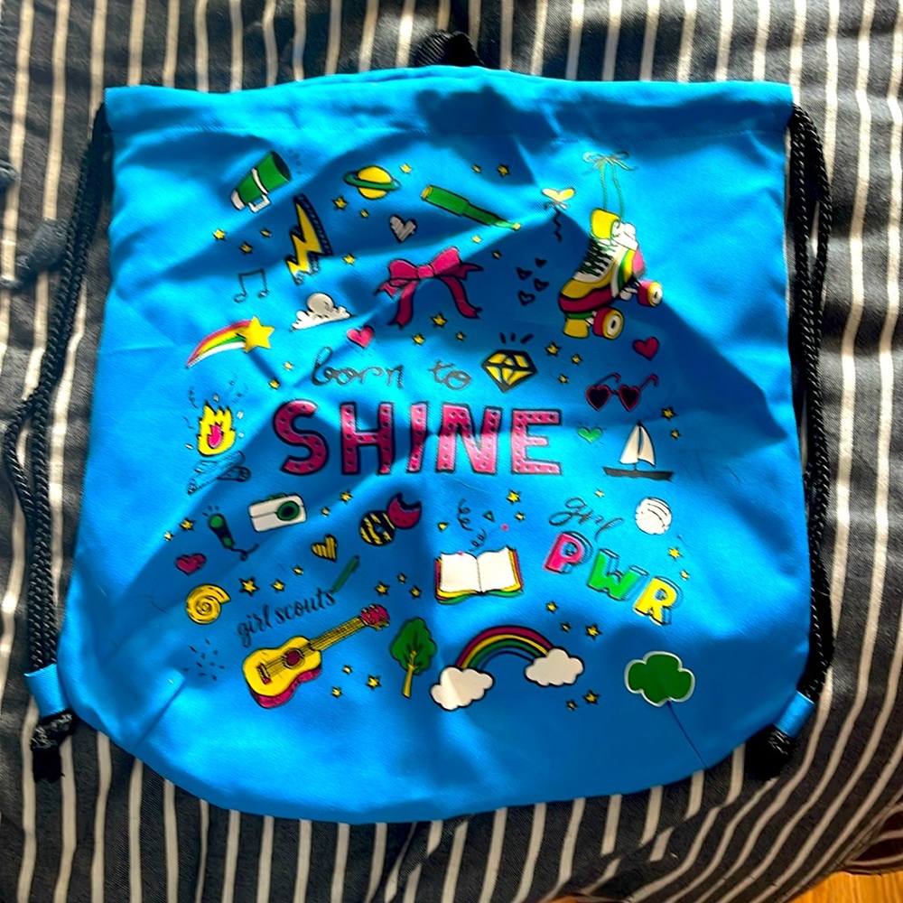 Girl Scout cinch sack backpack
